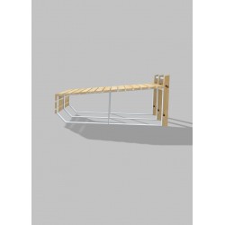 banc abdos robinier et inox