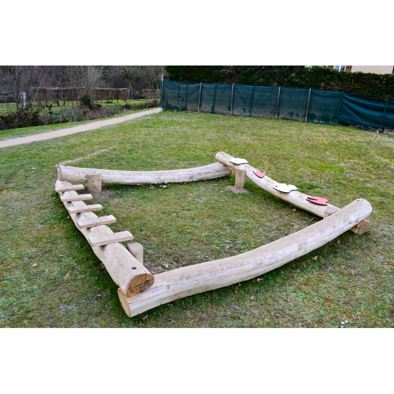 Jeu d'extérieur en robinier massif