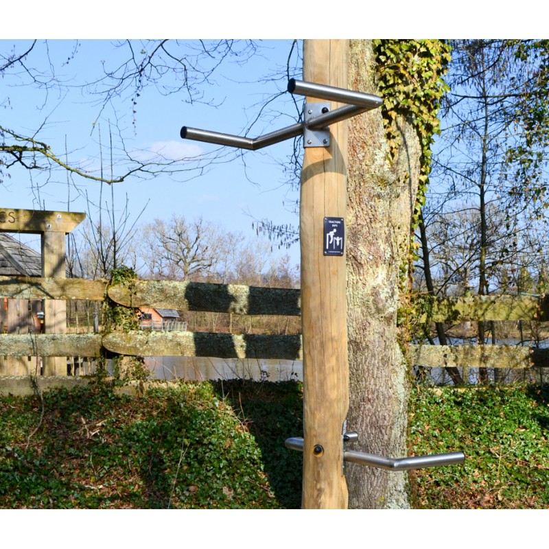 Sport outdoor collectivité bois naturel et inox