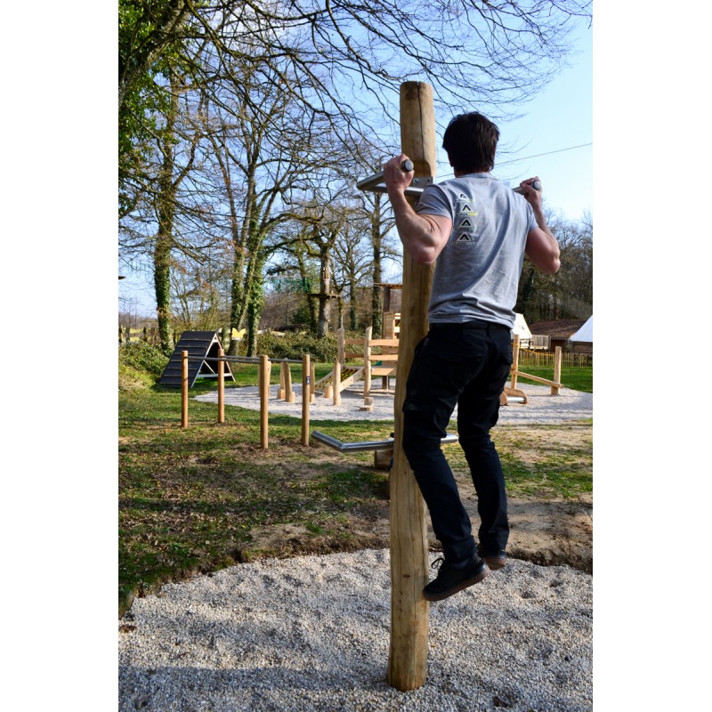 Module street work out robinier inox fabrication française