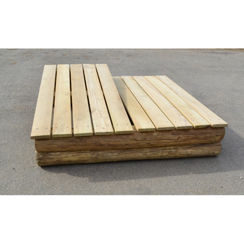 Robinier massif poncé pour extérieur