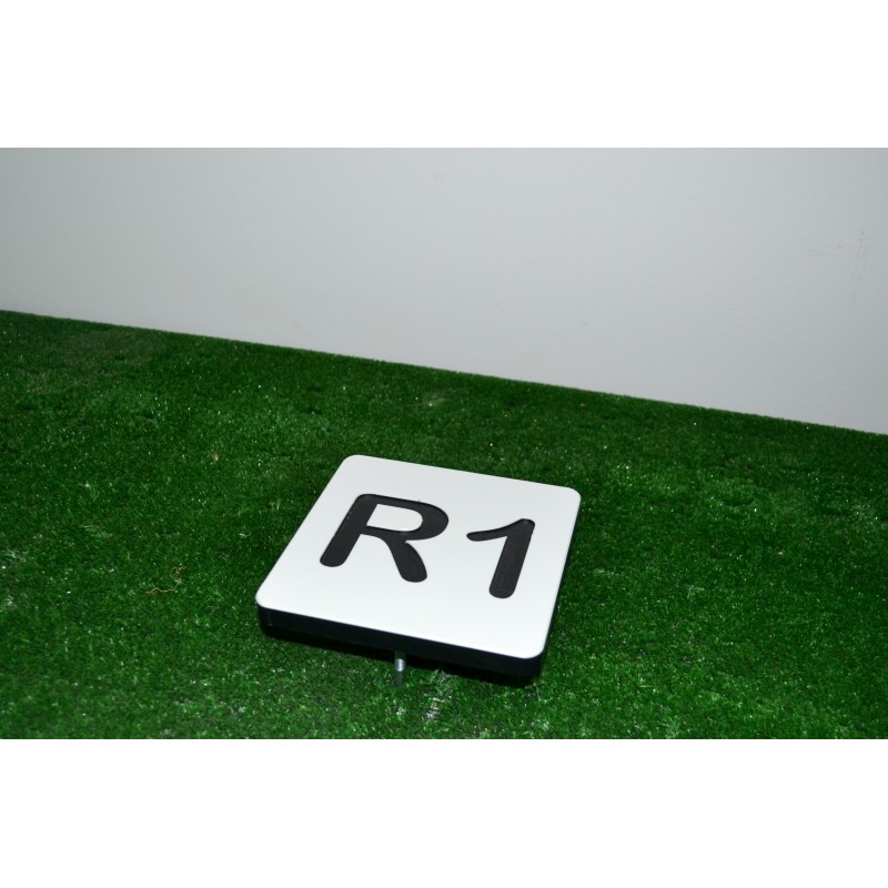 marque au sol carré