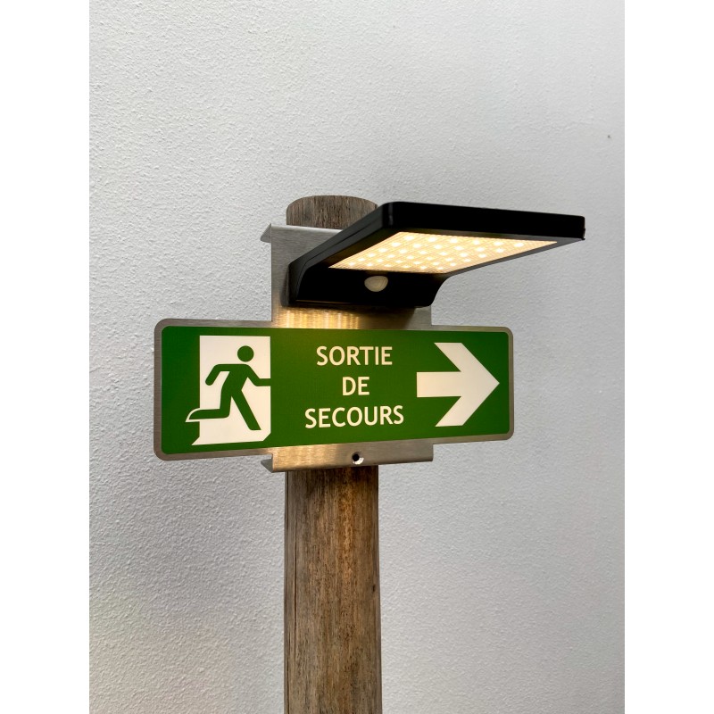 potelet éclairage LED solaire