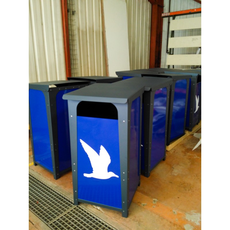 ensemble de poubelle