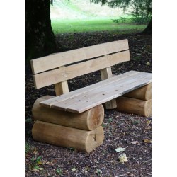 banc en bois en situation