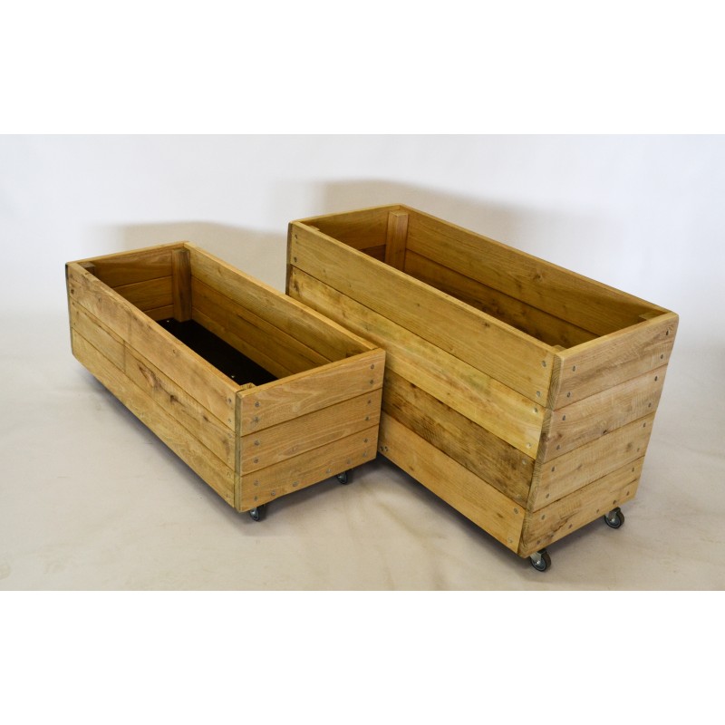 Jardinières sur roulette