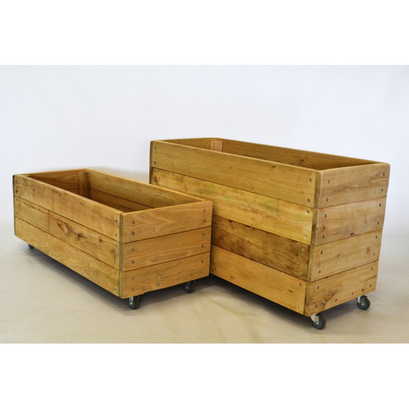 Jardinières en bois massif