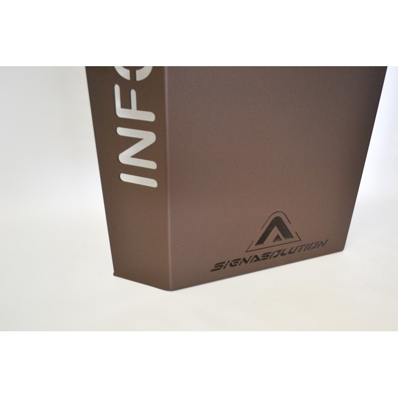 gravure dans acier galvanisé