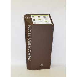 pupitre en acier zingué