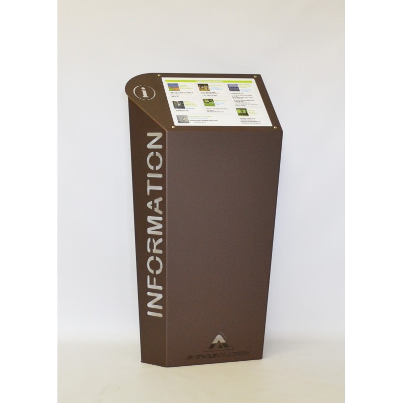 pupitre en acier zingué