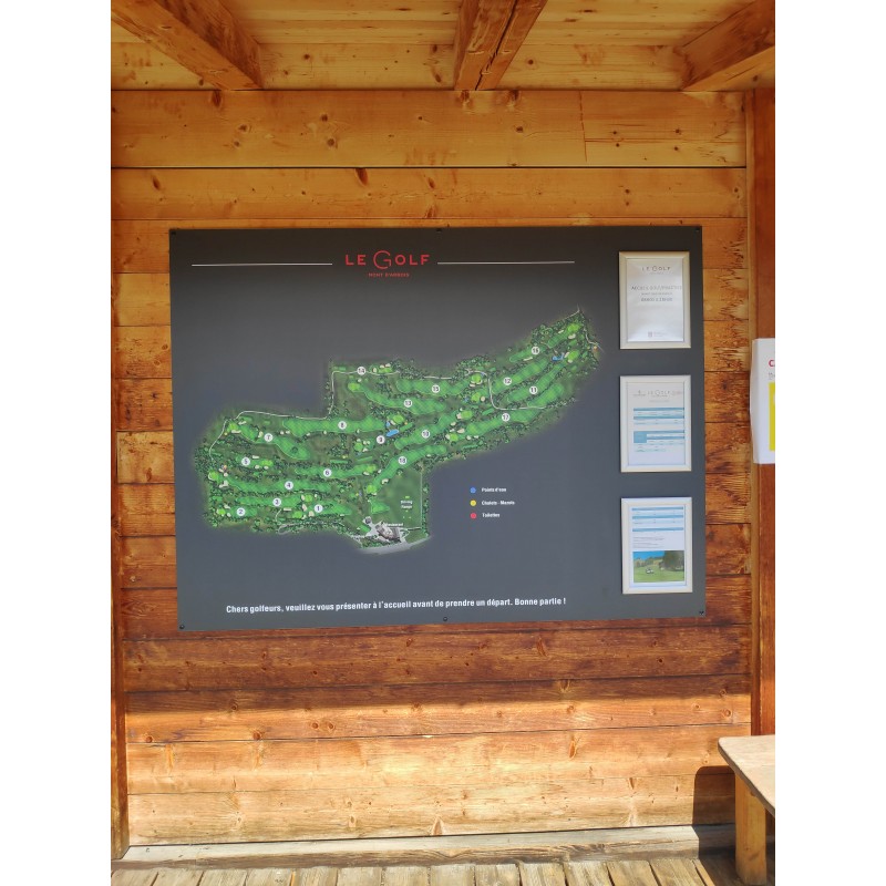 panneau général fraisé support alucomposite