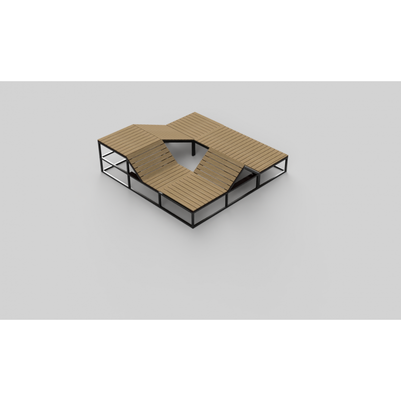 bain de sol mobilier pour collectivité