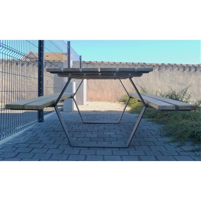 table mobilier urbain contemporaine