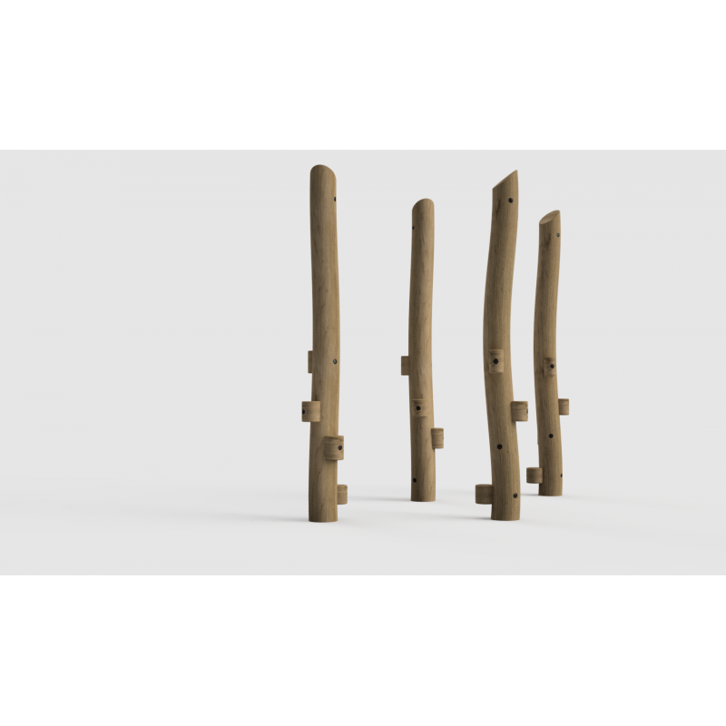 Poteaux ludiques à grimper en Robinier