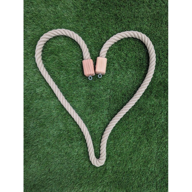 Cordon naturel avec crochets