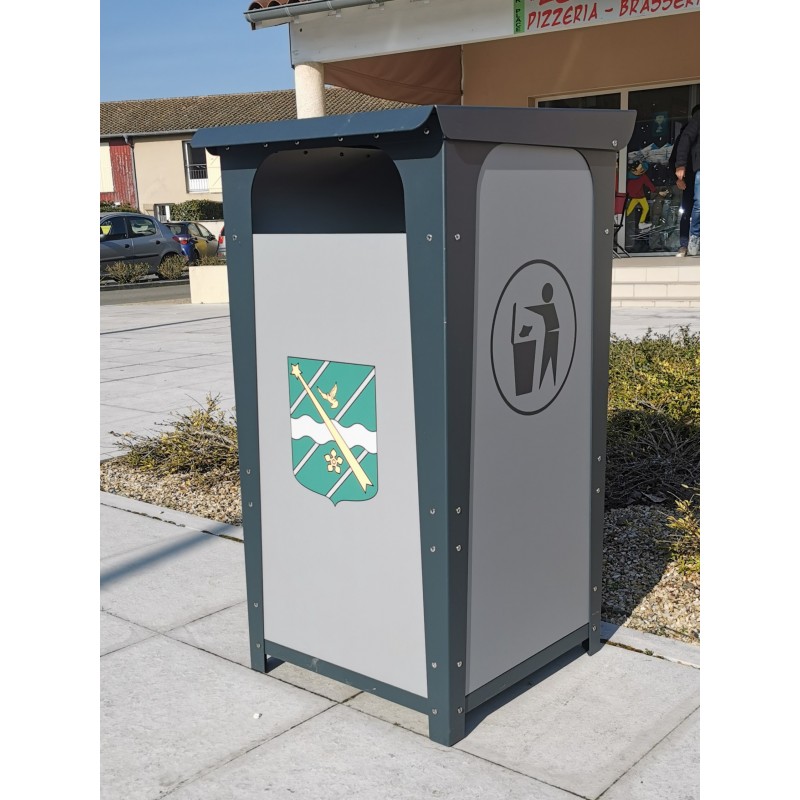 Mobilier urbain collectivité avec logo