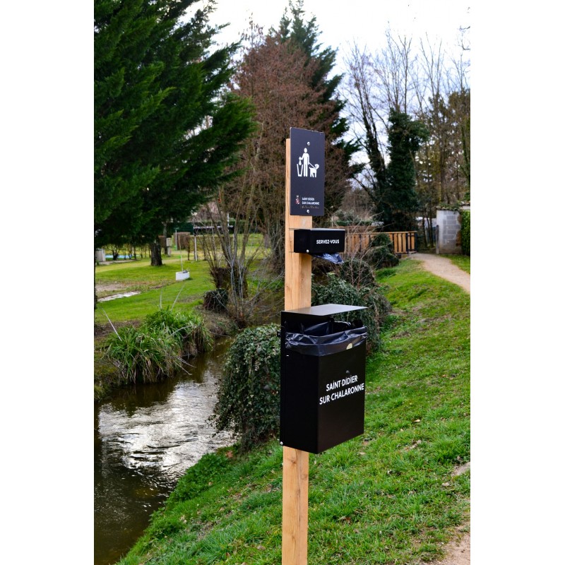 Borne hygiène canine personnalisée