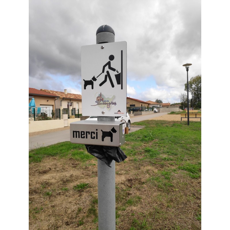 Hygiène canine Inox et plastique recyclé et alu