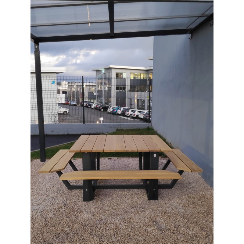 Table extérieur carrée collectivités