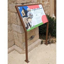 Table orientation acier