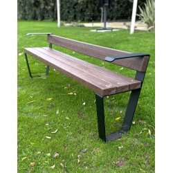 Banc moderne plastique recyclé