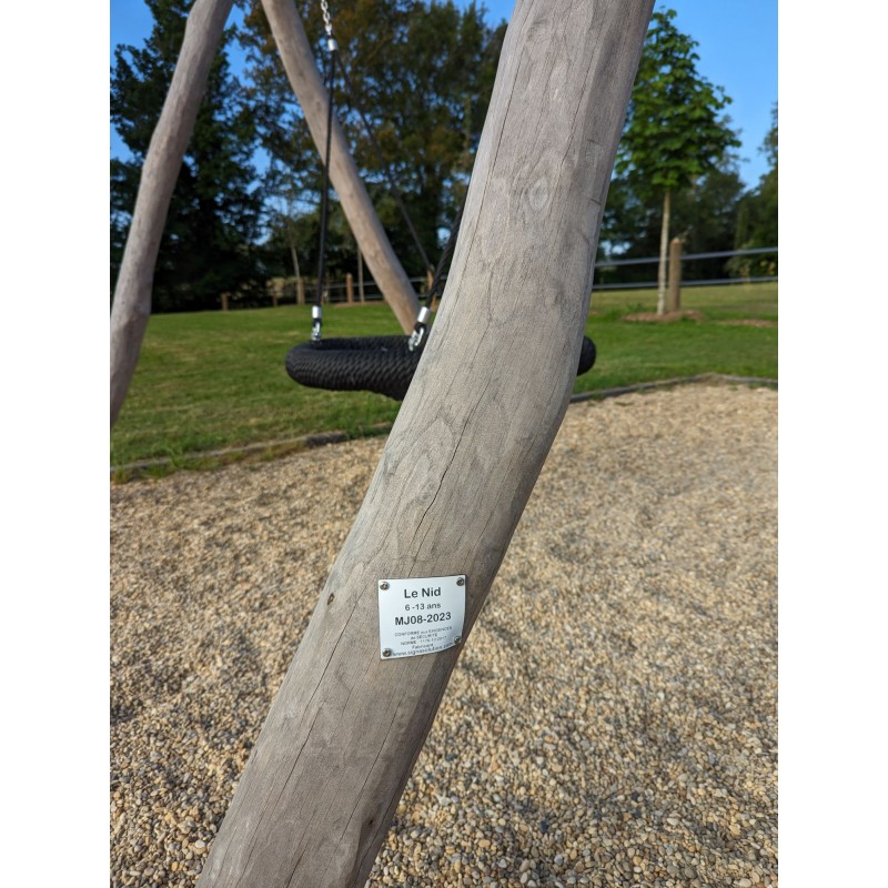 Panier naturel suspendu