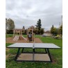 Table ping-pong acier et résine compact