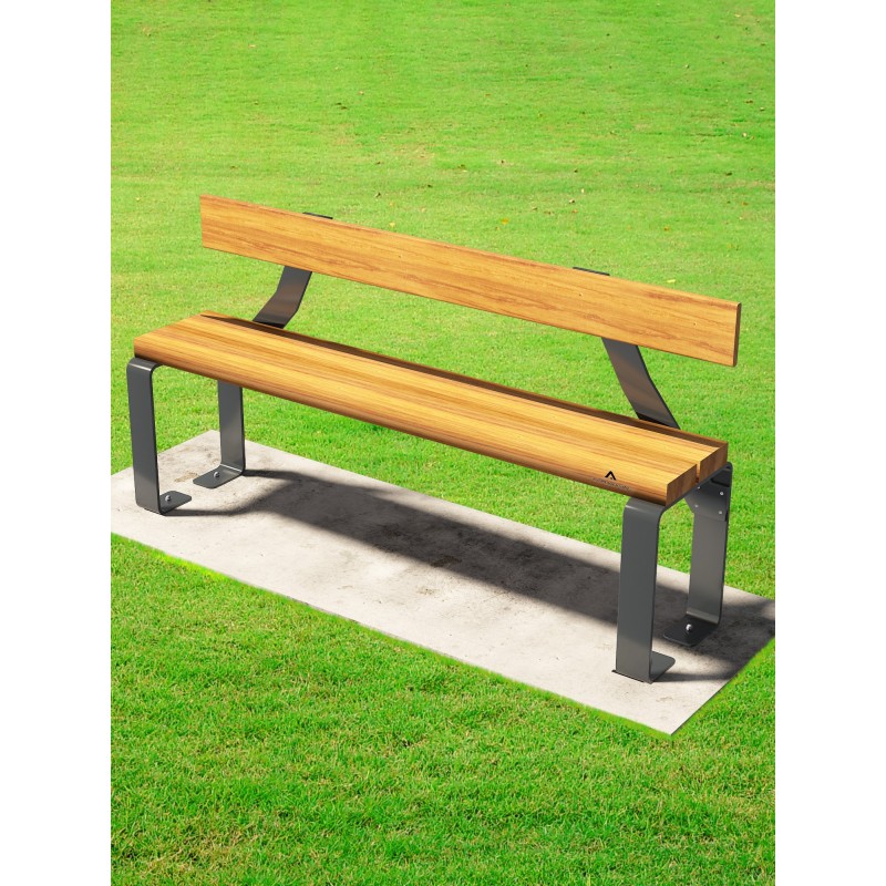 banc autoportant avec dossier