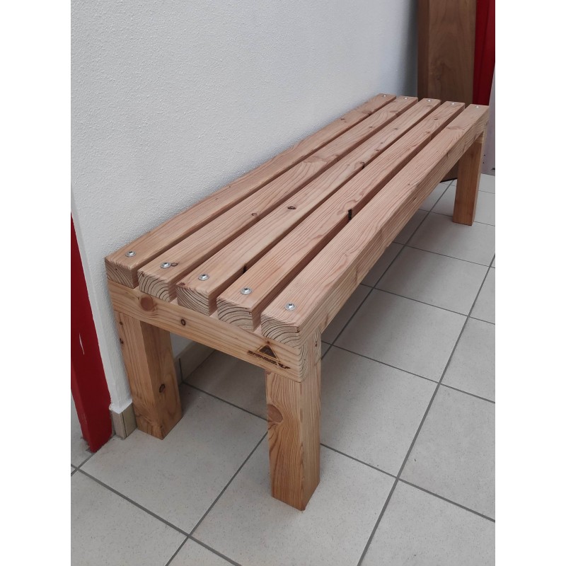 Banquette intérieur et extérieur en robinier massif