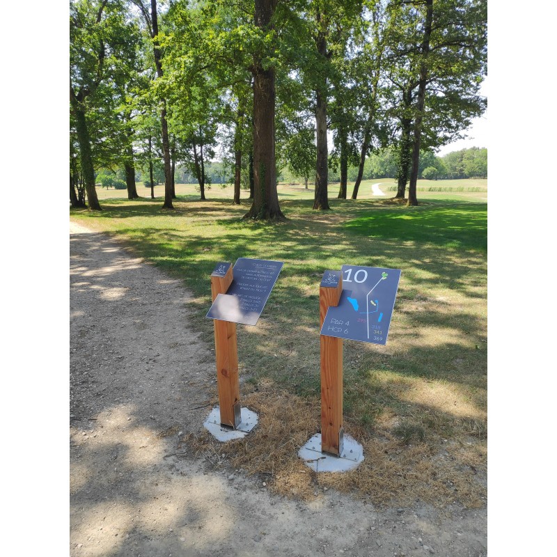 Pupitre accueil bois