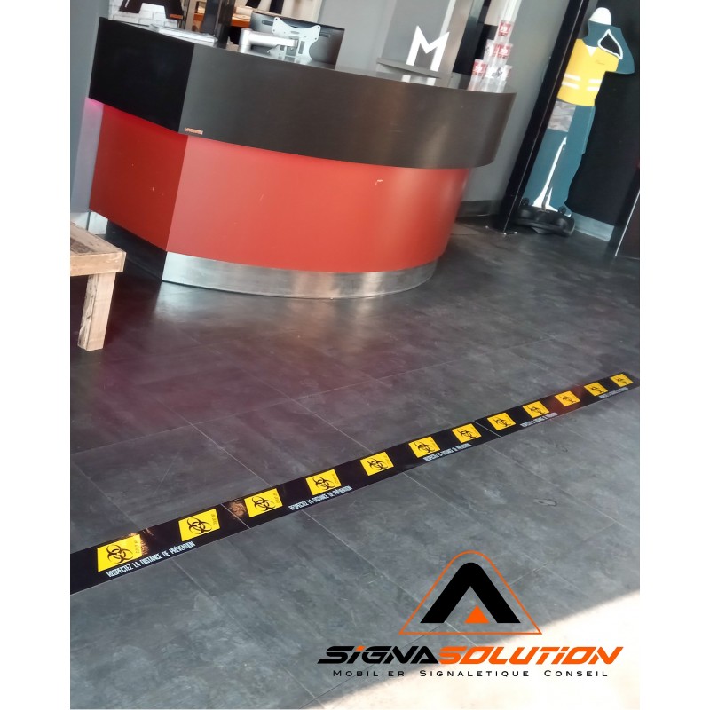 Bande sol signalétique