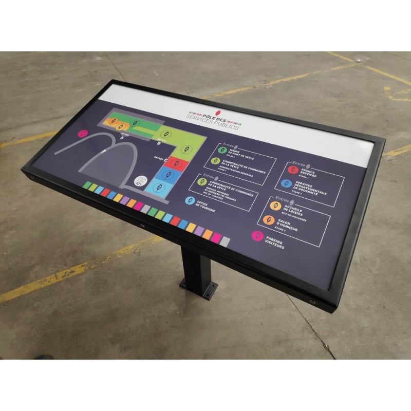 Signalétique touristique moderne épurée