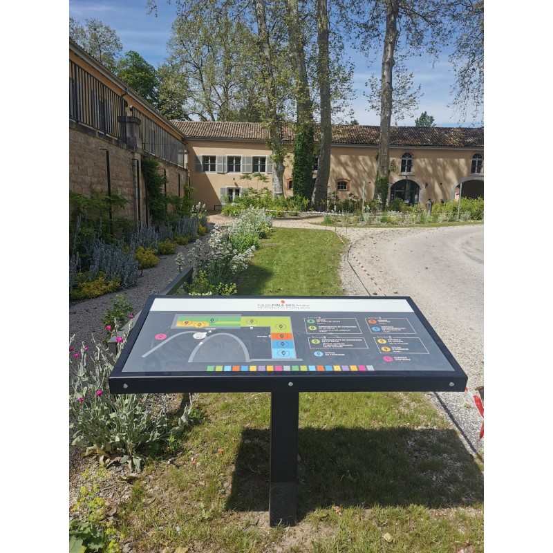 Table orientation moderne métal