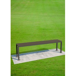 Banc tube structure en acier galvanisé