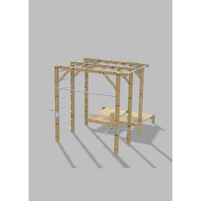 Cage rendu 3D sur logiciel