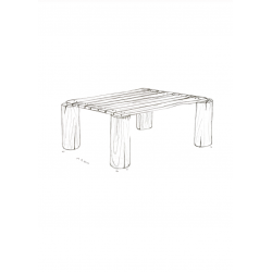 Croquis d'une table d'exterieur