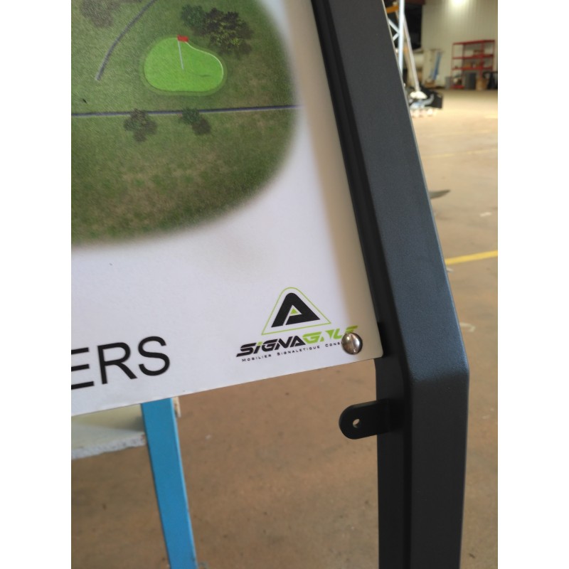 Lutrin signalétique panneau amovible