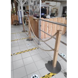 potelet amovible pate animaux